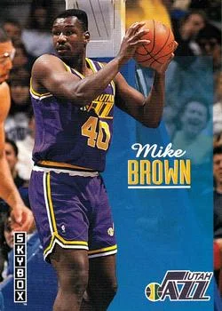 1992-93 SkyBox Mike Brown #237 card image