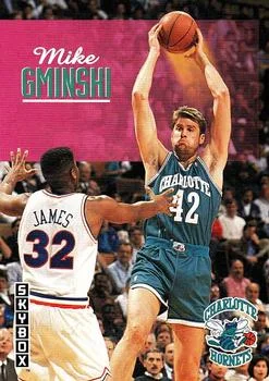 1992-93 SkyBox Mike Gminski #23 card image