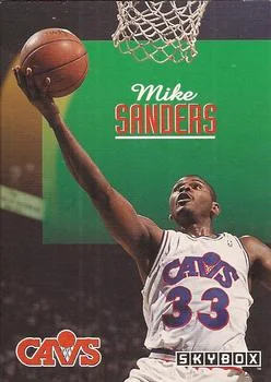 1992-93 SkyBox Mike Sanders #45 card image