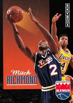 1992-93 SkyBox Mitch Richmond #214 card image