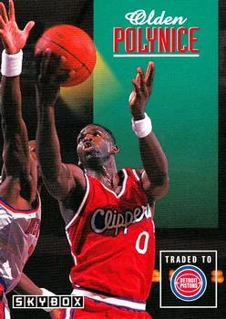 1992-93 SkyBox Olden Polynice #109 card image