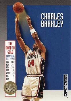 1992-93 SkyBox Charles Barkley Olympic Team #USA7 card image
