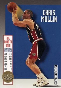 1992-93 SkyBox Chris Mullin Olympic Team #USA2 card image