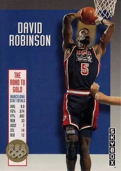 1992-93 SkyBox David Robinson Olympic Team #USA10 card image