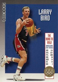 1992-93 SkyBox Larry Bird Olympic Team #USA6 card image