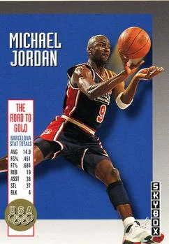 1992-93 SkyBox Michael Jordan Olympic Team #USA11 card image