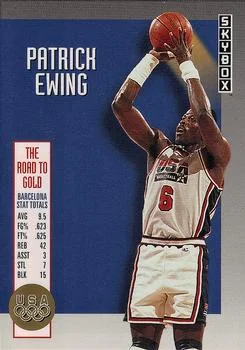 1992-93 SkyBox Patrick Ewing Olympic Team #USA8 card image