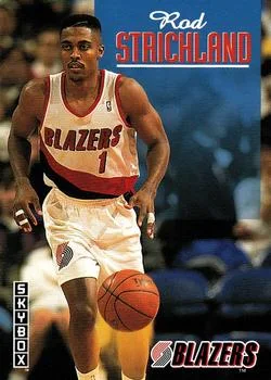 1992-93 SkyBox Rod Strickland #394 card image