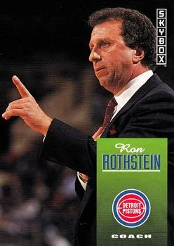 1992-93 SkyBox Ron Rothstein Head Coach #262 card image