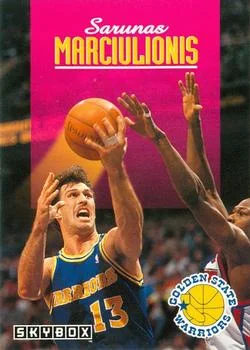 1992-93 SkyBox Sarunas Marciulionis #82 card image