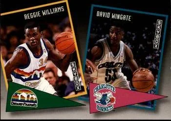 1992-93 SkyBox Reggie Williams / David Wingate School Ties #ST3 card image