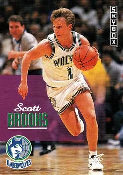 1992-93 SkyBox Scott Brooks #142 card image
