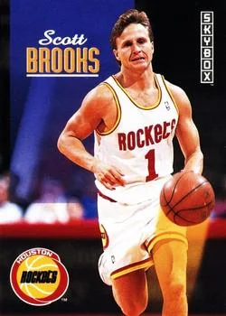 1992-93 SkyBox Scott Brooks #343 card image