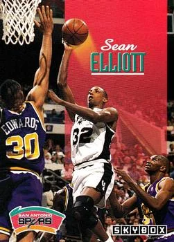 1992-93 SkyBox Sean Elliott #221 card image