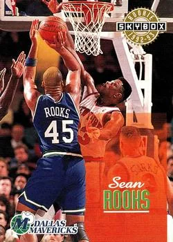 1992-93 SkyBox Sean Rooks ROO #329 card image