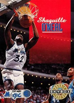 1992-93 SkyBox Shaquille O'Neal ROO #382 card image