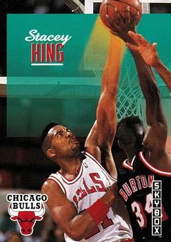 1992-93 SkyBox Stacey King #32 card image