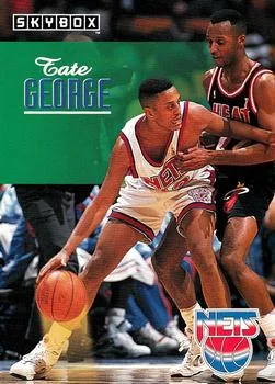 1992-93 SkyBox Tate George #156 card image