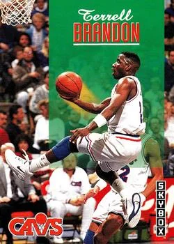 1992-93 SkyBox Terrell Brandon #38 card image