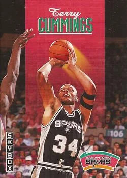 1992-93 SkyBox Terry Cummings #220 card image