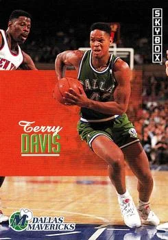 1992-93 SkyBox Terry Davis #48 card image