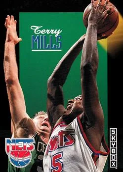 1992-93 SkyBox Terry Mills #157 card image