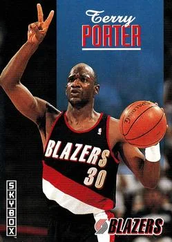 1992-93 SkyBox Terry Porter #205 card image