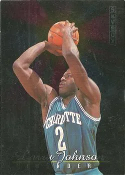 1992-93 SkyBox Larry Johnson / Tyrone Bogues Thunder and Lightning #TL5 card image