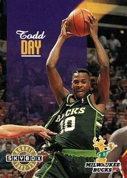 1992-93 SkyBox Todd Day ROO #363 card image