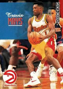 1992-93 SkyBox Travis Mays #376 card image