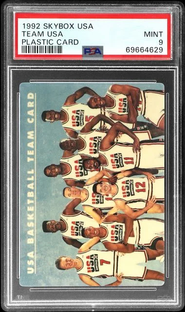 1992-93 SkyBox USA Basketball Team USA, Plastic #no-number card image