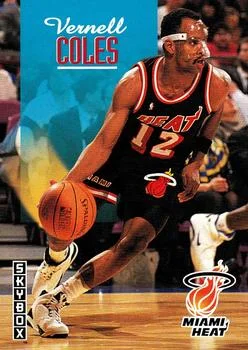 1992-93 SkyBox Vernell Coles #124 card image