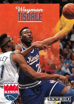 1992-93 SkyBox Wayman Tisdale #216 card image