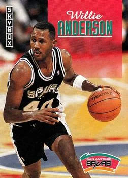 1992-93 SkyBox Willie Anderson #218 card image