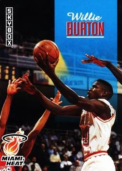 1992-93 SkyBox Willie Burton #123 card image