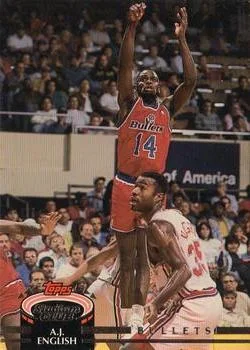 1992-93 Stadium Club A.J. English #8 card image