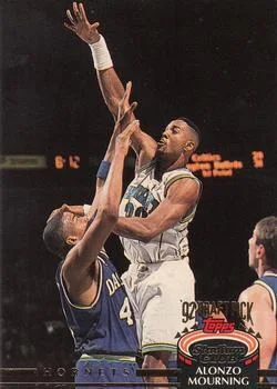 1992-93 Stadium Club Alonzo Mourning Draft Picks #297 card image
