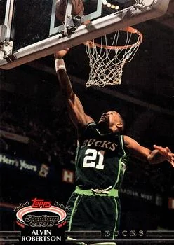 1992-93 Stadium Club Alvin Robertson #185 card image