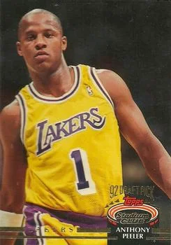 1992-93 Stadium Club Anthony Peeler Draft Picks #250 card image