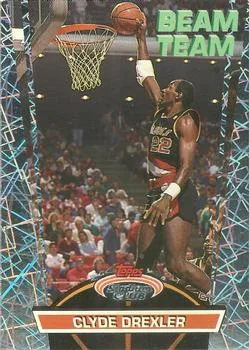 1992-93 Stadium Club Clyde Drexler [Beam Team] Beam Team #4 card image