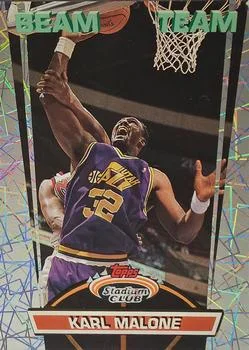 1992-93 Stadium Club Karl Malone [Beam Team] Beam Team #17 card image