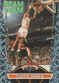 1992-93 Stadium Club Scottie Pippen [Beam Team] Beam Team #5 card image