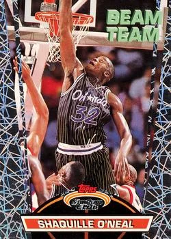 1992-93 Stadium Club Shaquille O'Neal [Beam Team] Beam Team #21 card image