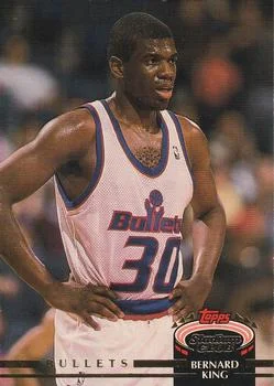 1992-93 Stadium Club Bernard King #158 card image