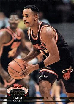 1992-93 Stadium Club Bimbo Coles #110 card image