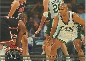 1992-93 Stadium Club Blue Edwards #358 card image