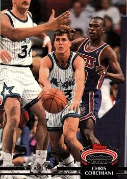 1992-93 Stadium Club Chris Corchiani #183 card image