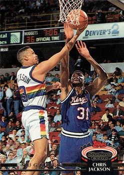 1992-93 Stadium Club Chris Jackson #77 card image