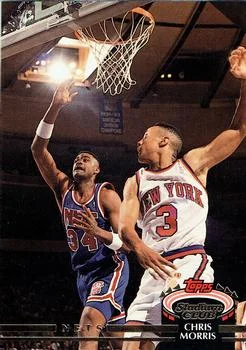 1992-93 Stadium Club Chris Morris #34 card image