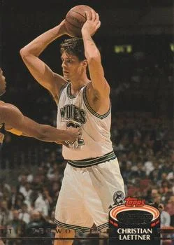 1992-93 Stadium Club Christian Laettner #218 card image